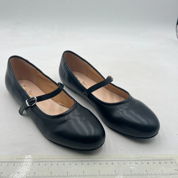 Black Mary Jane Flats - Picture 4 of 8